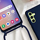 Avizar Coque pour Galaxy A54 5G NeckShell Soft-Touch avec Cordon Tour de Cou pas cher