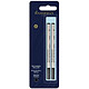 WATERMAN Pack 2 Recharges pour Stylo roller Pointe Fine Noir Recharge pour stylo roller