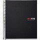 MIQUELRIUS Cahier Spirale NB-6 Format A5 150F 5x5 70g PP Noir Cahier