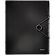 LEITZ Trieur Solid A4 PP 12 compartiments avec 3 Rabats et Elastique Noir Trieur