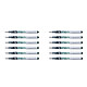PILOT Stylo Plume jetable V-Pen Effaçable Vert x 12 Stylo plume