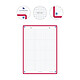 Acheter OXFORD Paquet de 32 Fiches Bristol revision 2.0 Perforées 148x210 mm A5 Q5/5 rouge