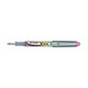 PILOT Stylo plume Jetable V-Pen SILVER Pointe Moyenne Rose x 12 Stylo plume
