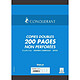 CONQUÉRANT Copies doubles non perforées blanches 21x29,7cm 200pages SEYES 70g Copies doubles