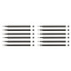 PILOT Recharge BLS-G2-7 Gel pour stylo G2 / Alphagel pointe 0,7 Noir x 12 Recharge pour stylo bille