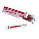 UNI-BALL Recharge pour Roller UM153 encre gel Signo Broad UMR10 Pointe Large 1mm Rouge x 12 Recharge pour stylo bille