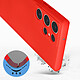 Avis Avizar Coque pour Samsung Galaxy S23 Ultra Semi-rigide Soft-touch Fine Fast Cover Rouge