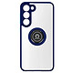 Avizar Coque pour Galaxy S23 Plus Antichoc avec Anneau Magnétique Rotatif Bleu nuit - Cette coque pour Galaxy S23 Plus affiche un dos rigide en polycarbonate, à surface mate résistante aux rayures et aux traces