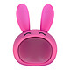 Moxie Enceinte Bluetooth 3W Autonomie 3h Design Lapin Lumineux Rose - Une enceinte nomade proposée par la marque Moxie pour profiter de votre musique