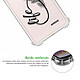 Acheter Evetane Coque Samsung Galaxy S22 5G Silicone antichocs Solides coins renforcés  transparente Motif Love Life