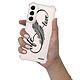 Evetane Coque Samsung Galaxy S22 5G Silicone antichocs Solides coins renforcés  transparente Motif Love Life pas cher