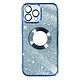 Avizar Coque pour iPhone 13 Pro Max Paillette Amovible Série Protecam Spark Bleu - Une coque design de la série Protecam Spark, pour iPhone 13 Pro Max