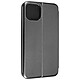 Avizar Housse pour iPhone 14 Clapet Porte-carte Support Vidéo Design élégant Noir Un étui de protection, série Class Book, pour iPhone 14, qui combine style et fonctionnalité