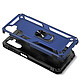 Avizar Coque pour Samsung Galaxy A14 4G et 5G Bague Magnétique Série ArmoRing Bleu pas cher