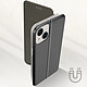 Avizar Housse pour iPhone 14 Clapet Porte-carte Support Vidéo Design élégant Noir pas cher
