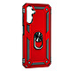 Avizar Coque pour Samsung Galaxy A14 4G et 5G Bague Magnétique Série ArmoRing Rouge - Coque de protection hybride de la série ArmoRing, spécifiquement conçue pour Samsung Galaxy A14 4G et 5G