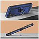 Avis Avizar Coque pour Samsung Galaxy A14 4G et 5G Bague Magnétique Série ArmoRing Bleu