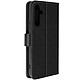 Avizar Étui pour Samsung Galaxy A34 5G Portefeuille Fonction Support Vidéo Noir - Étui de la série Chesterfield spécialement conçu pour Samsung Galaxy A34 5G