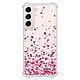 Evetane Coque Samsung Galaxy S22 5G Silicone antichocs Solides coins renforcés  transparente Motif Confettis De Coeur Coque Samsung Galaxy S22 5G Silicone antichocs Solides coins renforcés Protection Housse transparente Confettis De Coeur