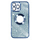 Avizar Coque pour iPhone 12 Pro Max Paillette Amovible Série Protecam Spark Bleu - Une coque design de la série Protecam Spark, pour iPhone 12 Pro Max