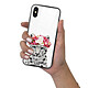 Evetane Coque en verre trempé iPhone Xs Max Leopard Couronne . pas cher