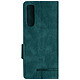 Avizar Étui pour Sony Xperia 10 V et 10 VI Portefeuille Support vidéo - Une housse élégante en éco-cuir vert foncé, de la Collection Precious, pour votre Xperia 10 VI