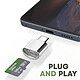 Avizar Mini Lecteur Carte micro SD / TF, Adaptateur USB-C 3.1 Argent pas cher