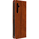 Avizar Étui pour Samsung Galaxy A54 5G Portefeuille Motif prisme Collection Geo Marron Une housse en éco-cuir marron, collection Geo, qui combine mode et protection pour le Samsung Galaxy A54 5G
