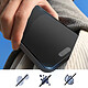 Acheter Avizar Verre Trempé pour iPhone 15 Plus et 15 Pro Max Bord Noir Adhésif Anti-explosion