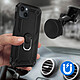 Acheter Avizar Coque pour iPhone 15 Plus Hybride Bague Magnétique Série ArmoRing Noir