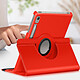 Avis Avizar Étui folio pour Samsung Galaxy Tab S9 Support rotatif Paysage Portrait rouge