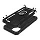 Avizar Coque pour iPhone 15 Plus Hybride Bague Magnétique Série ArmoRing Noir pas cher