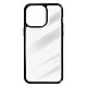 Avizar Coque pour iPhone 15 Pro Max Rigide Contour Souple Antichoc Solid Frame Noir Coque protection bi-matière de la série Solid Frame pour protéger efficacement votre iPhone 15 Pro Max