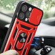 Avizar Coque Antichoc pour iPhone 15 Pro Max Cache Caméra Coulissant Bague pas cher