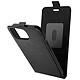 Avizar Étui pour iPhone 15 Clapet Vertical avec Porte-carte Noir Étui à clapet vertical spécialement conçu pour iPhone 15