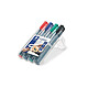 Acheter STAEDTLER Etui de 4 Marqueurs Permanent Lumocolor 352 Pointe Ogive 2 mm Assortis