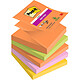 POST-IT Pack 5 Bloc Adhésif Super Sticky Z-Notes 76 x 76 mm Boost Collection Notes repositionnable