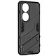 Avizar Coque pour Honor 90 Hybride Antichoc Support Béquille Support Noir - Coque rigide bi-matière, conçue spécialement pour votre Honor 90
