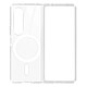 Avizar Coque MagSafe pour Samsung Galaxy Z Fold 4 Rigide série Crystal Mag Transparent Coque MagSafe transparent série Crystal Mag, dédiée spécialement pour votre Samsung Galaxy Z Fold 4