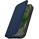 Avizar Etui Portefeuille pour iPhone 15 Plus Clapet Magnétique avec Support Bleu nuit - Cet étui possède un emplacement carte intégré à l'intérieur de l'étui