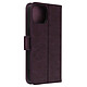 Avizar Étui pour iPhone 15 Pro Max Clapet Portefeuille Fonction Support Vidéo Violet - Étui violet de la série Chesterfield spécialement conçu pour iPhone 15 Pro Max