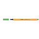 STABILO Stylo-Feutre POINT 88 Pointe Fine 0,4 mm Vert FLUO x 10 Feutre à pointe fine