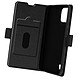 Avizar Étui pour Nokia C12 Clapet Porte-carte Support Vidéo Design Fin Wallet Slim Noir Housse de protection noir de la série Wallet Slim, spécialement conçue pour le Nokia C12