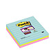 POST-IT Lot de 3 blocs notes Super Sticky Lignées MIAMI 101x101 mm, 70 feuilles Bloc-note