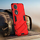 Avizar Coque pour Honor 90 Hybride Antichoc Support Béquille Support Rouge pas cher