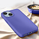 Acheter Coque pour iPhone 15 Plus Silicone Premium Semi rigide Mate Douce Violet clair