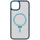Avizar Coque MagSafe pour iPhone 15 Silicone Gel Anneau Support Bleu Ciel Coque MagSafe à contour Bleu Ciel, assurant la sécurité de votre AppleiPhone 15 au quotidien