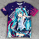 Hatsune Miku - T-Shirt Expressive Vibes T-Shirt Hatsune Miku, modèle Expressive Vibes.