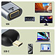 Avizar Adaptateur Vidéo USB-C Mâle vers VGA Femelle Résolution 1080p Compact pas cher