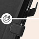 Avizar Étui pour Xiaomi Redmi 12 Clapet Portefeuille Fonction Support Vidéo Noir pas cher